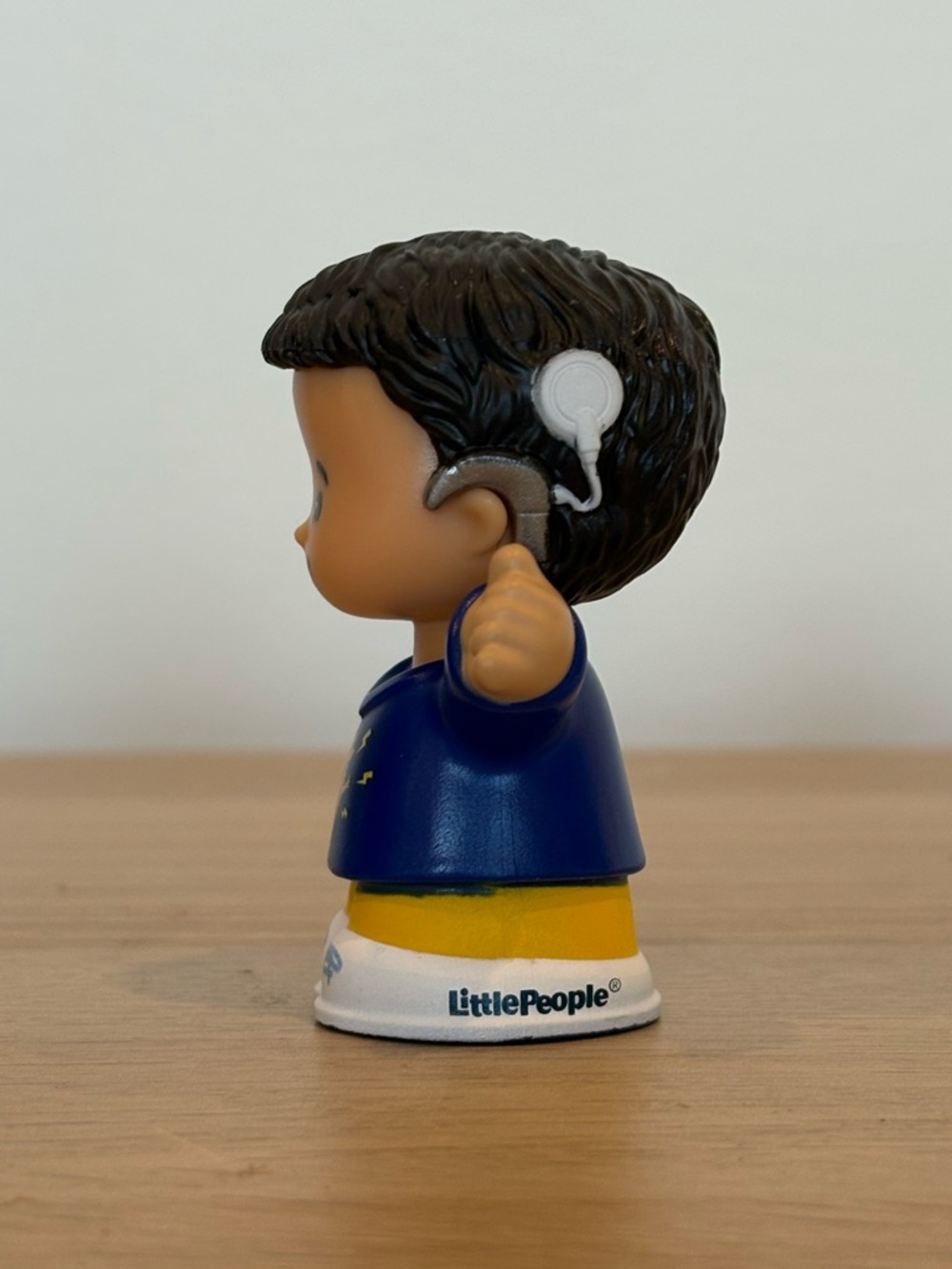 Fisher-Price Little People Figure Wearing Cochlear Implant Toddler Toy